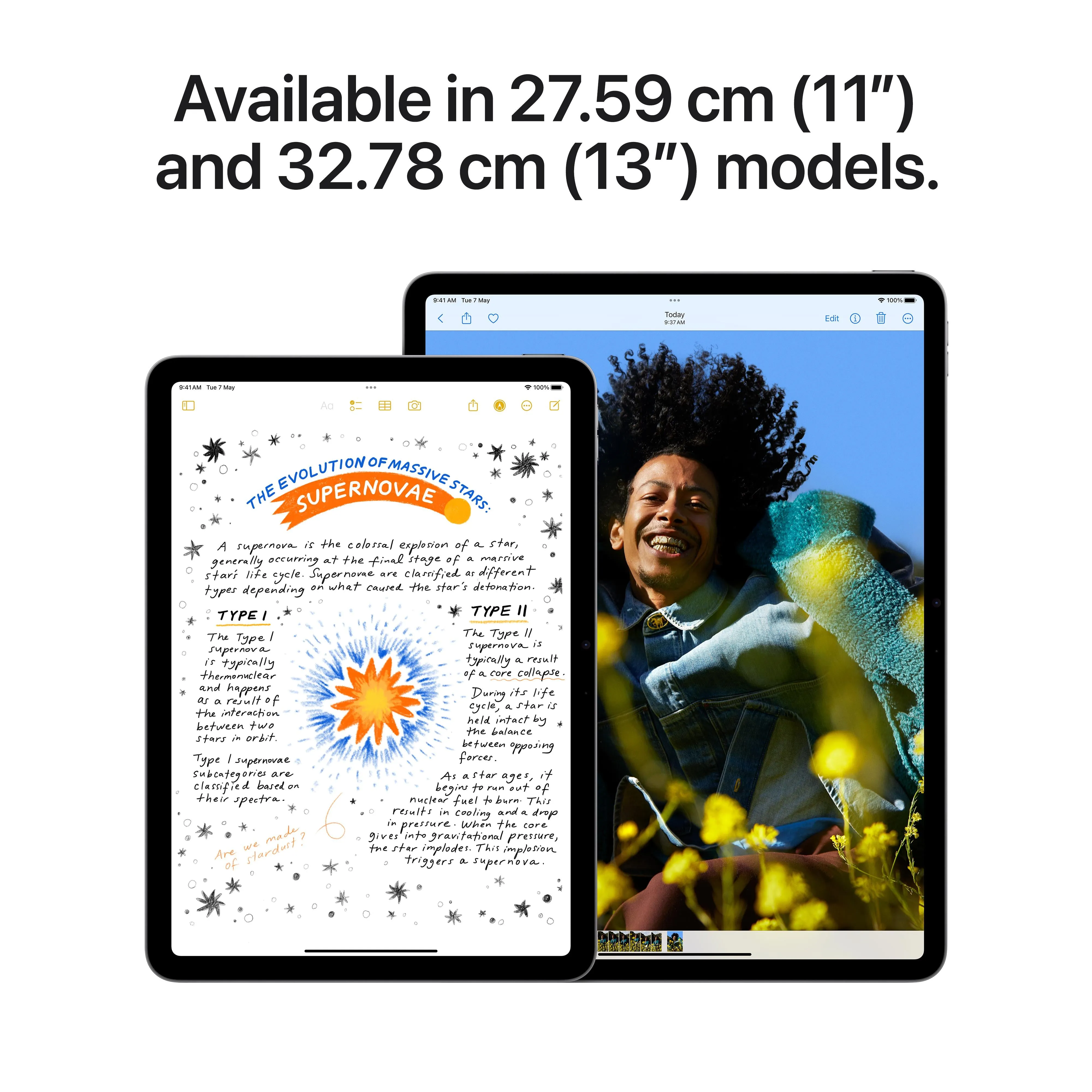 13-inch iPad Air Wi-Fi 128GB - Blue (M2)