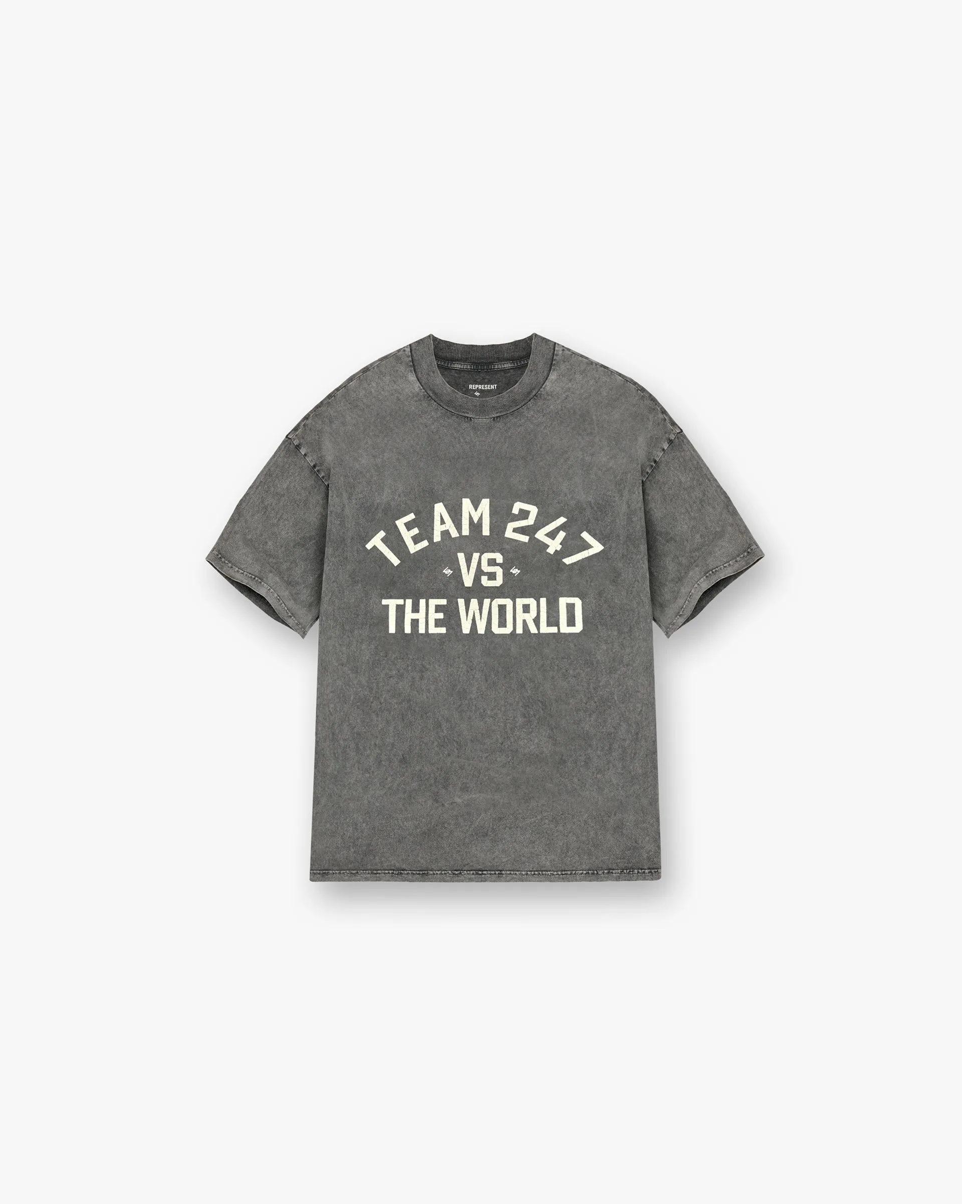 247 Vs The World T-Shirt - Pewter