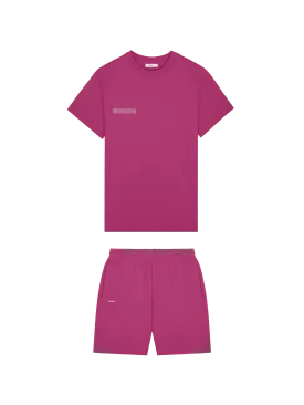 365 T-shirt and Shorts Bundle—Berry Purple