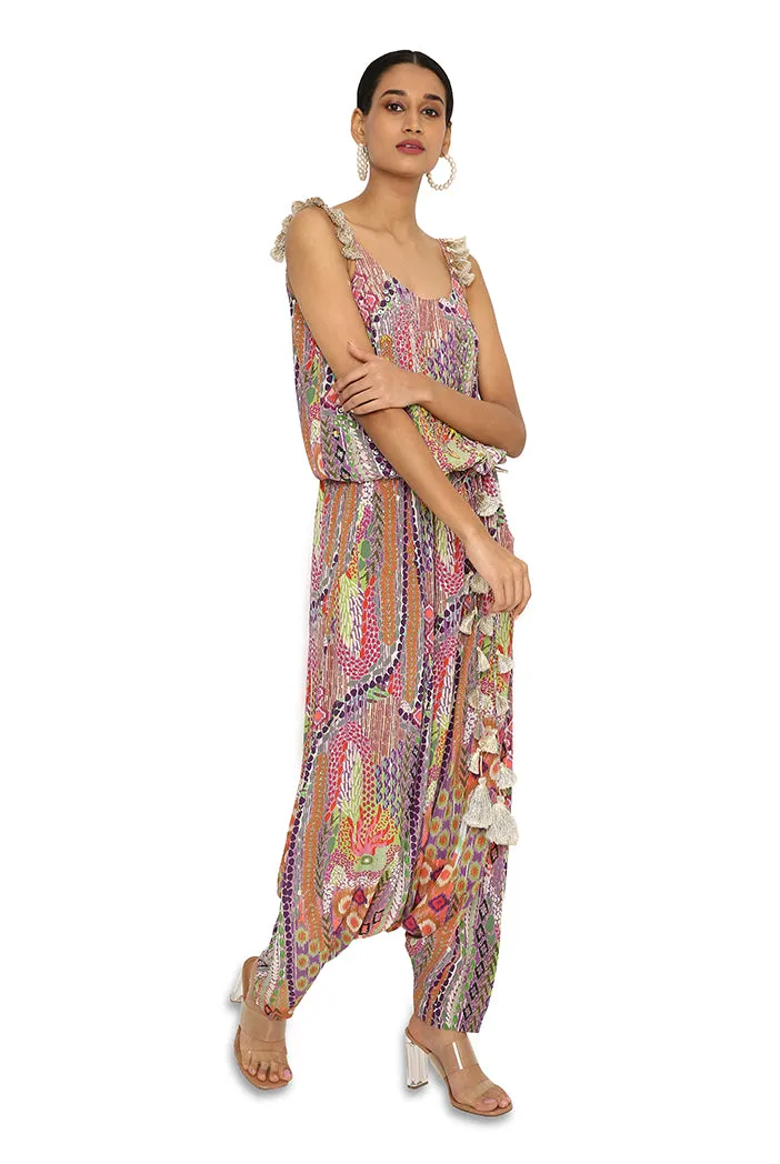 Aima African Print Jumpsuit