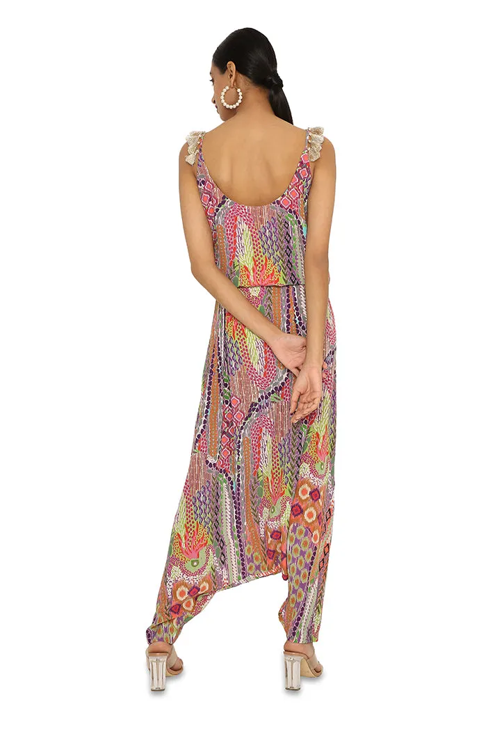 Aima African Print Jumpsuit