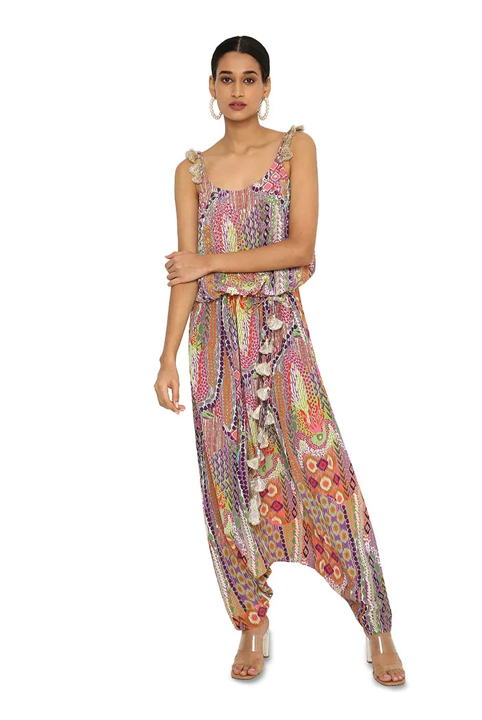 Aima African Print Jumpsuit