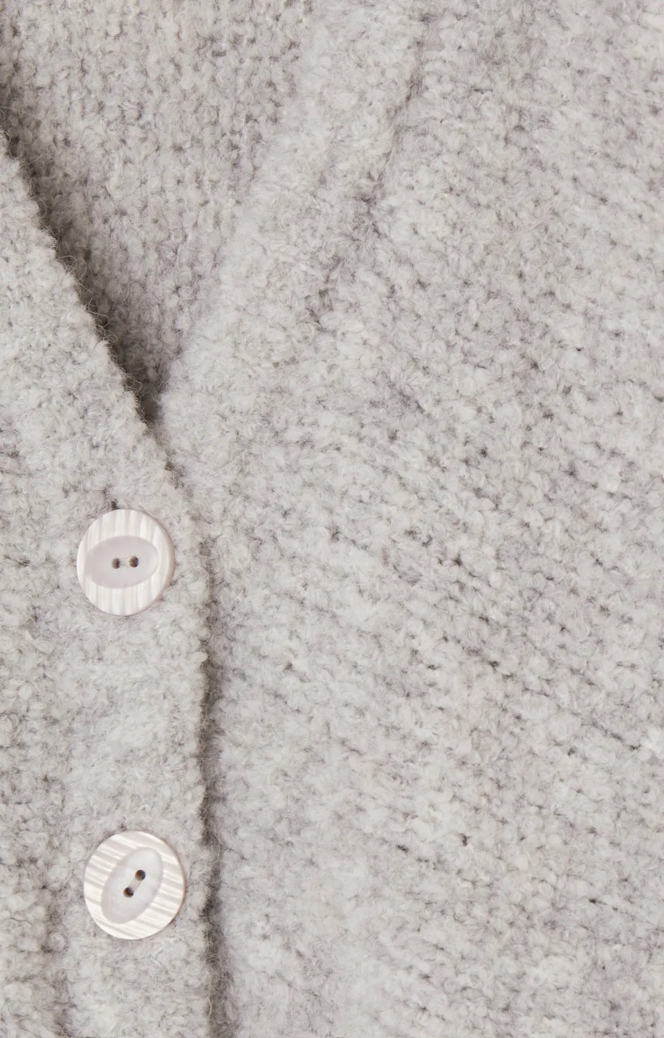 Heather Grey American Vintage Cardigan for Women