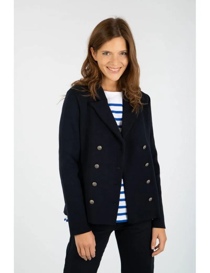 Armor-Lux - Nevez - Cardigan croisé de laine