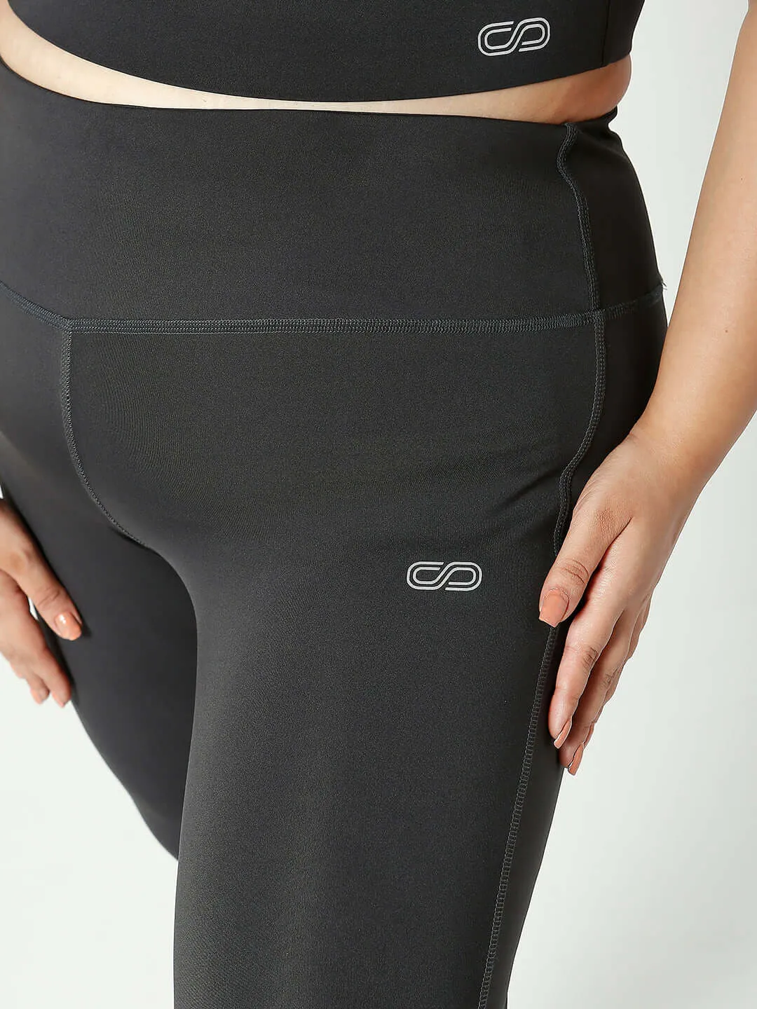 Ath Perform 7/8 High Waist Leggings Grey Plus