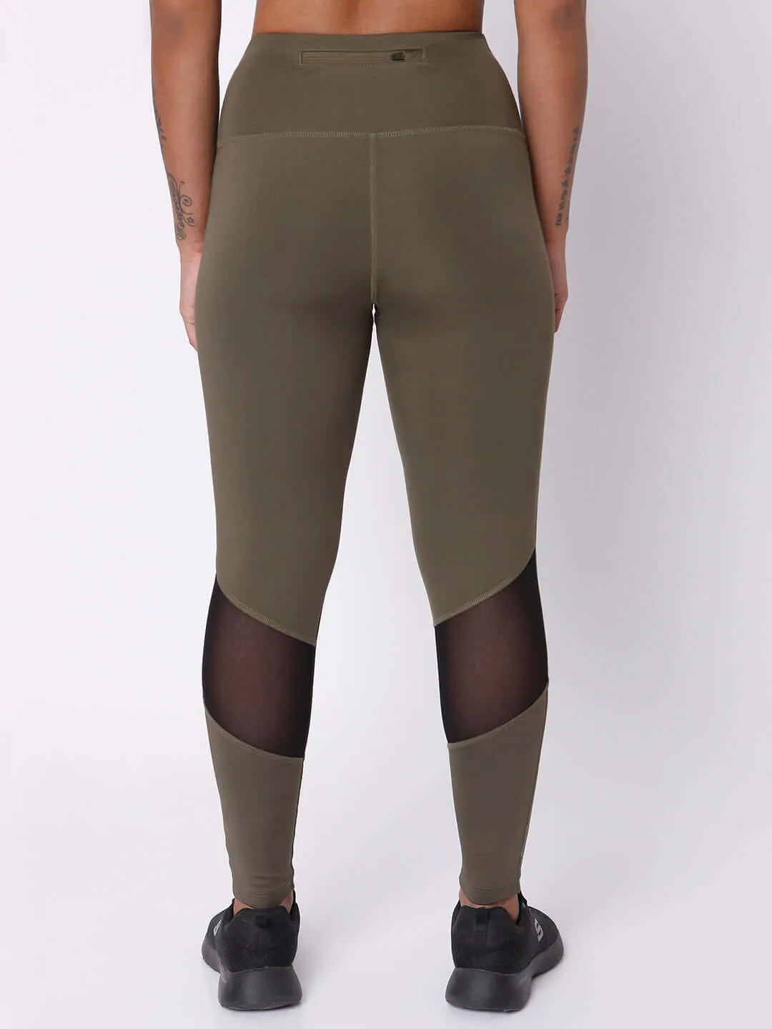 Ath Perform 7/8 High Waist Leggings Olive