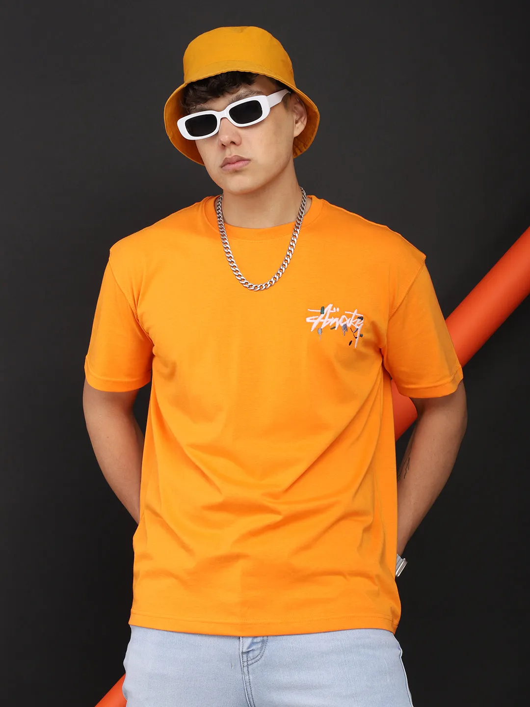 Awake Oversized Orange T-Shirt