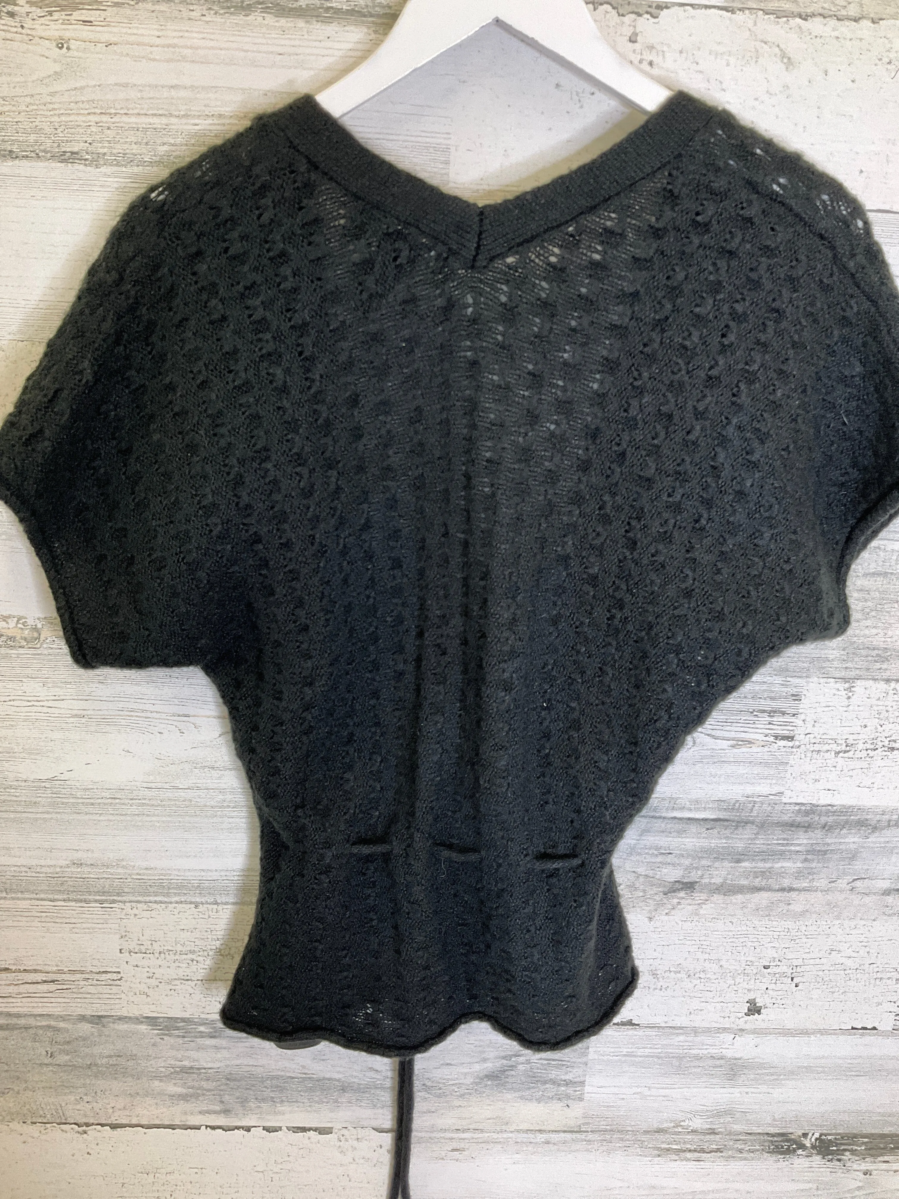 Black Sweater Cardigan Apostrophe, Size S