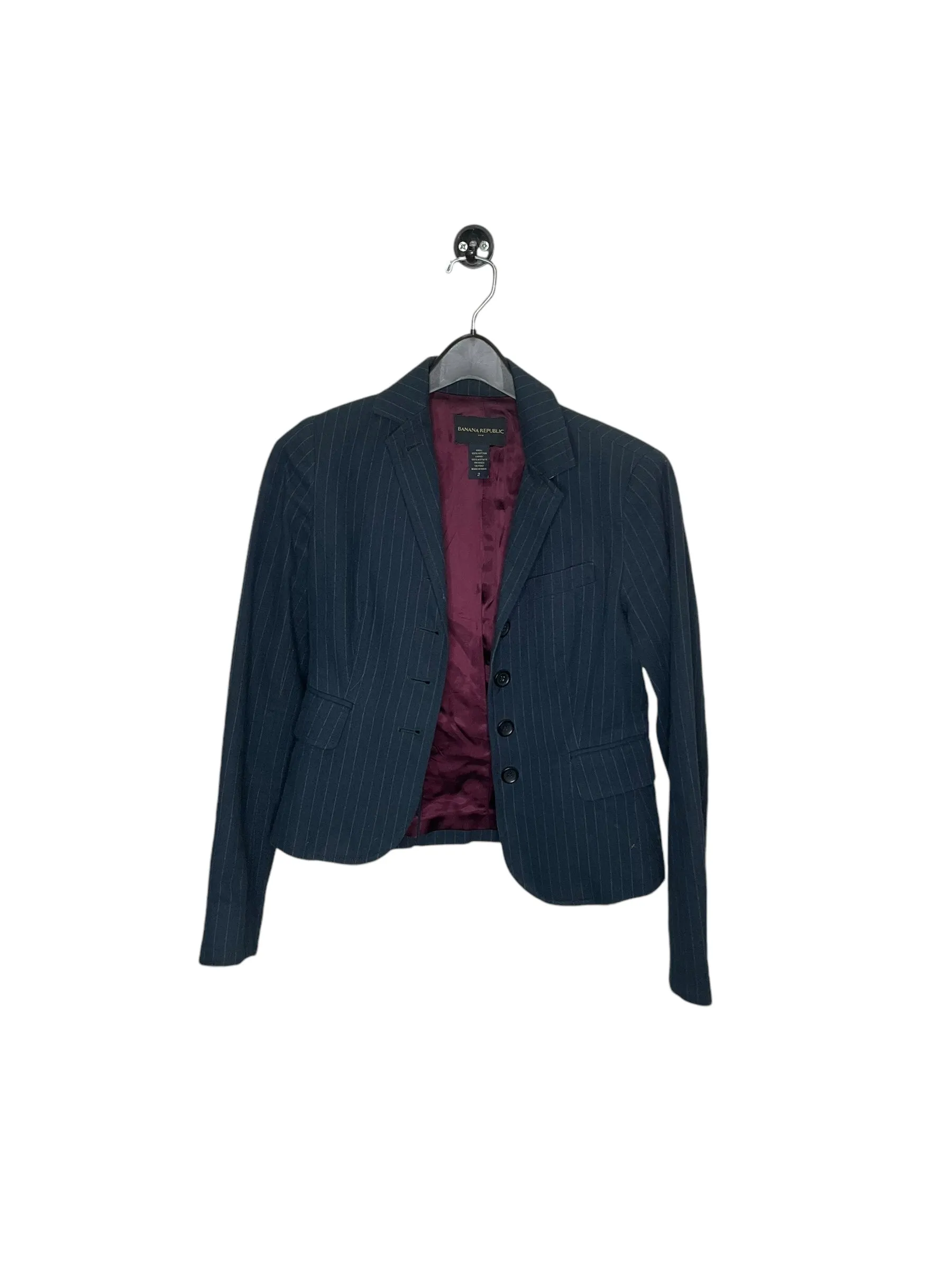 Blazer By Banana Republic In Blue, Size: Xs