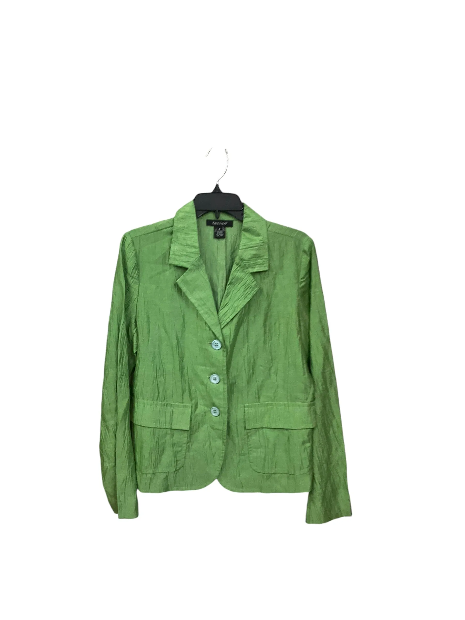 Blazer By Karen Kane In Green, Size: M