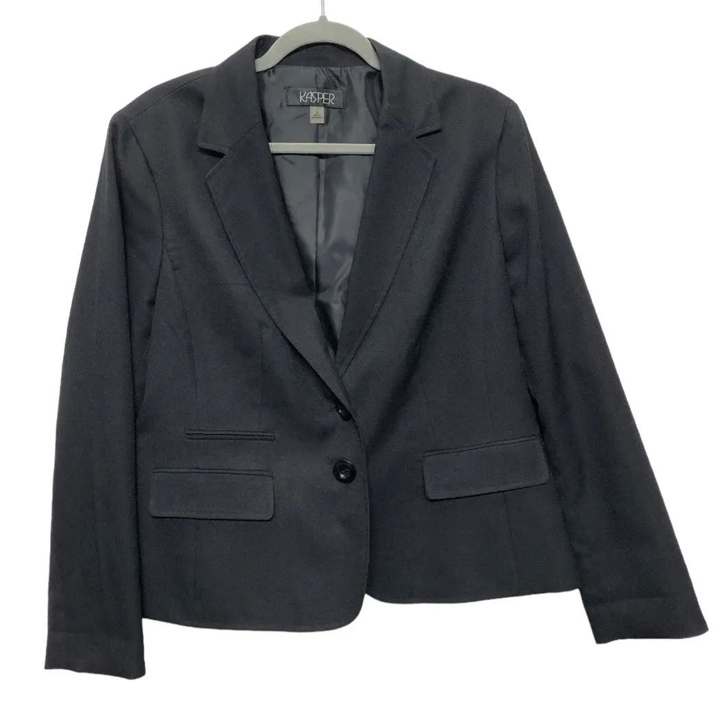 Blazer By Kasper In Black, Size: 14