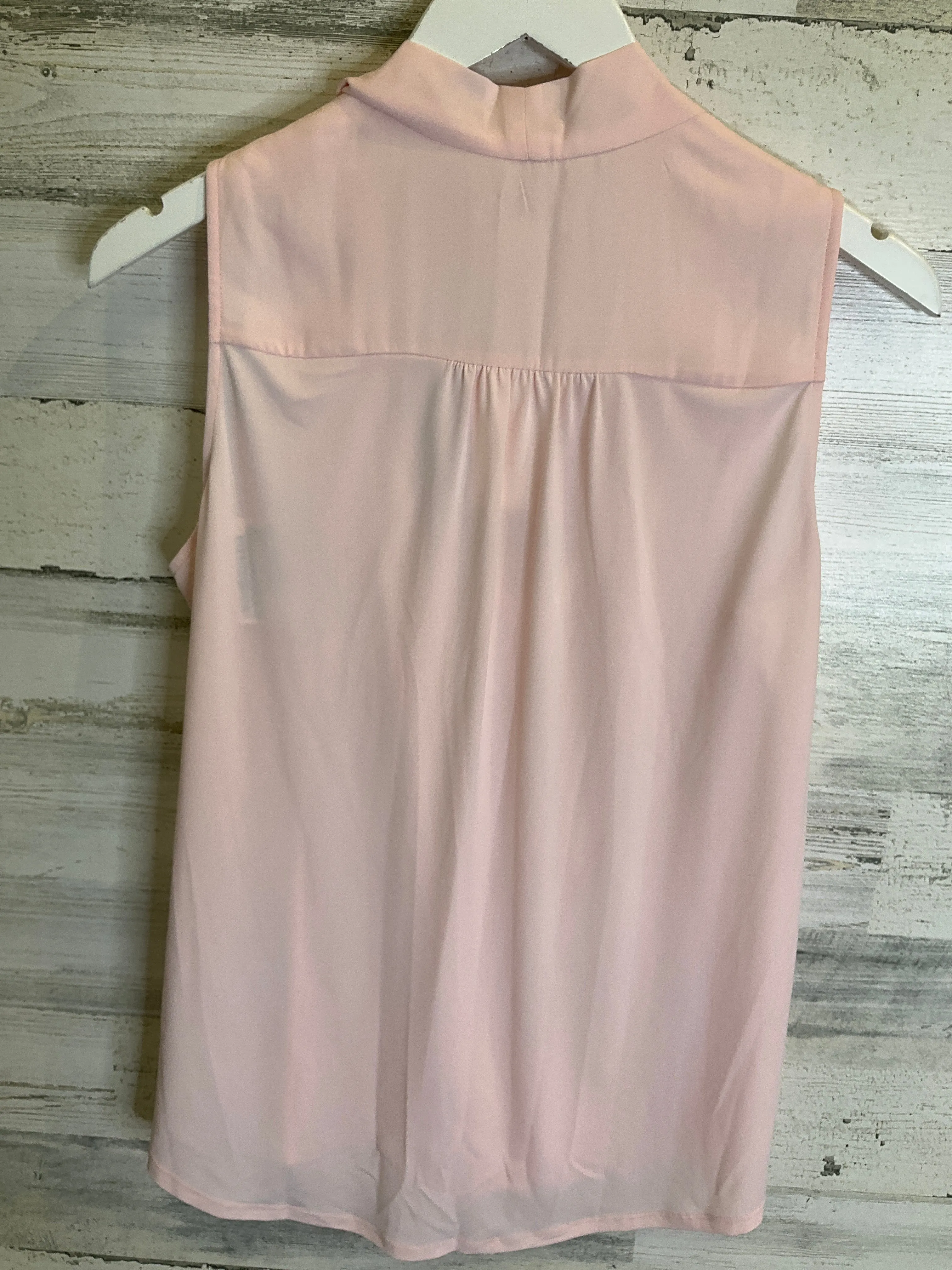 Blouse Sleeveless By Charter Club In Pink, Size: M