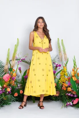 Bonheur Maxi Dress in Golden Sun