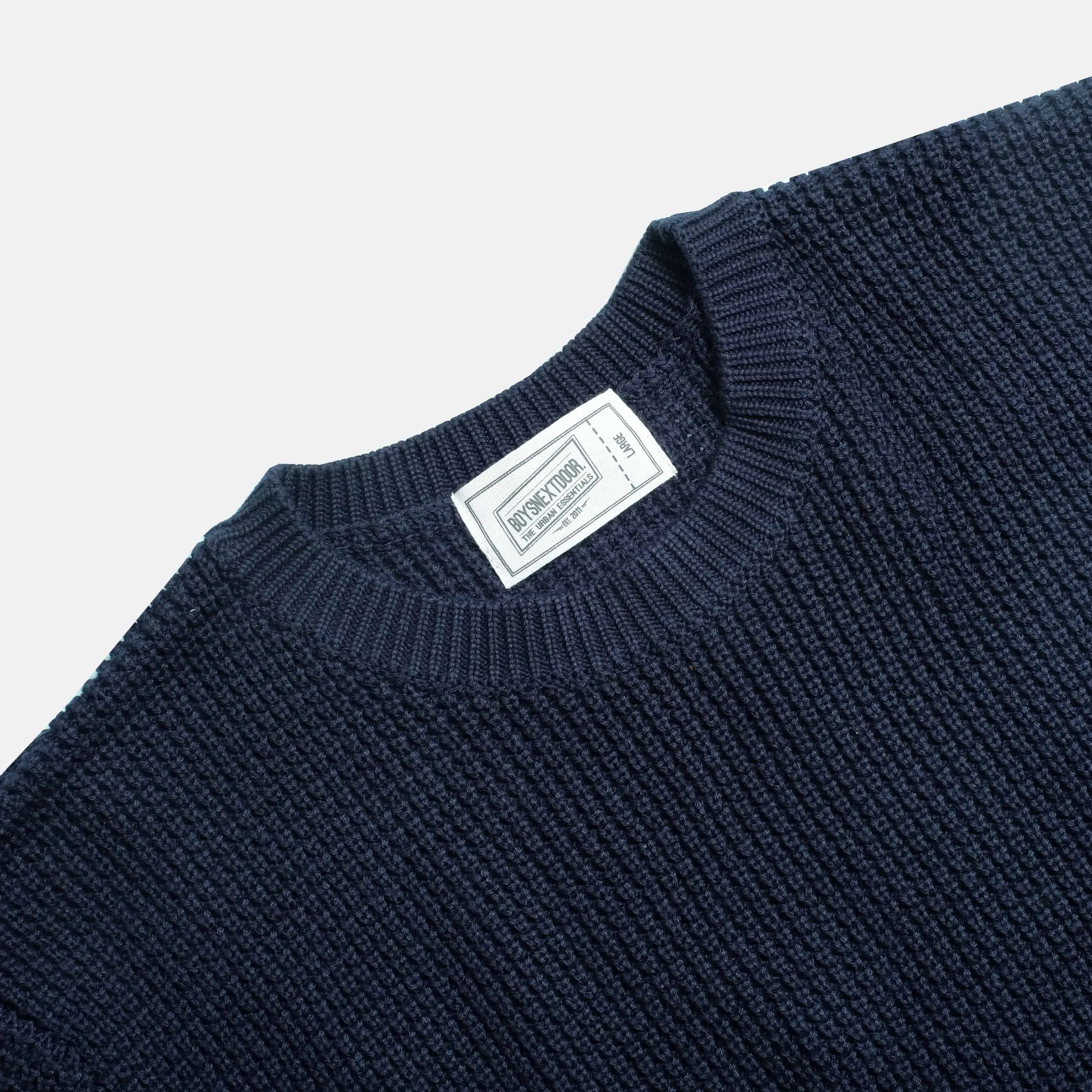 Boysnextdoor Knit Sweater Navy