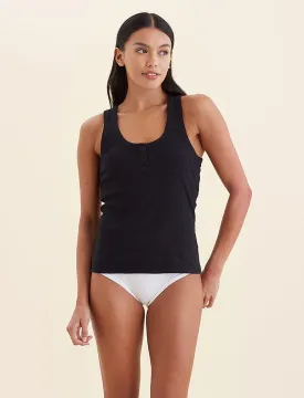 Buy 2 for $60 | Milla Rib Shelf Bra Henley Tank