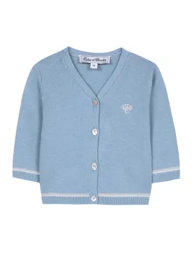 Cardigan - Blue knit