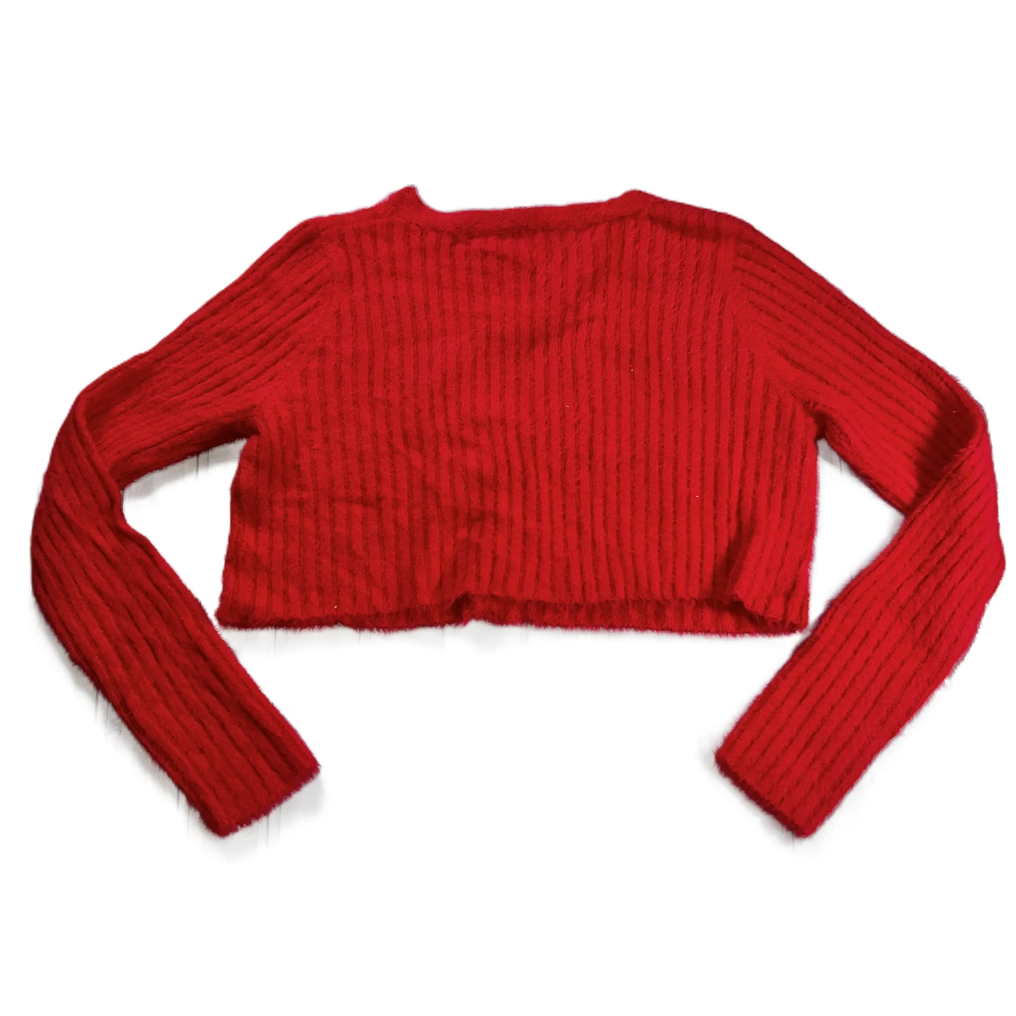 Cardigan By Urban Outfitters In Red, Size: L