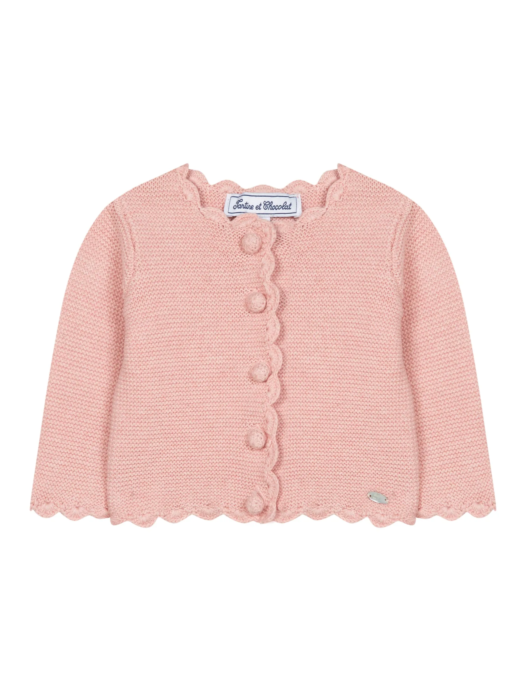 Cardigan - Peony cotton knit