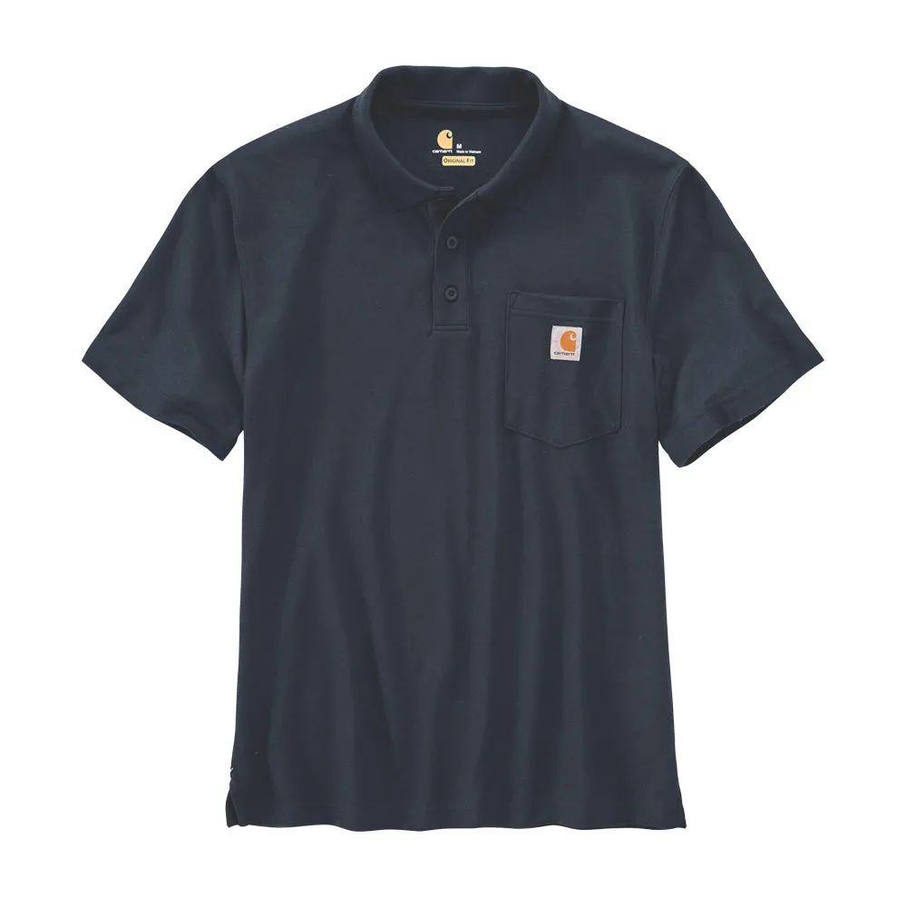 Carhartt Men's Loose Fit Short Sleeve Pocket Polo