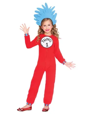 Cat In The Hat Thing One & Two Kids Jumpsuit