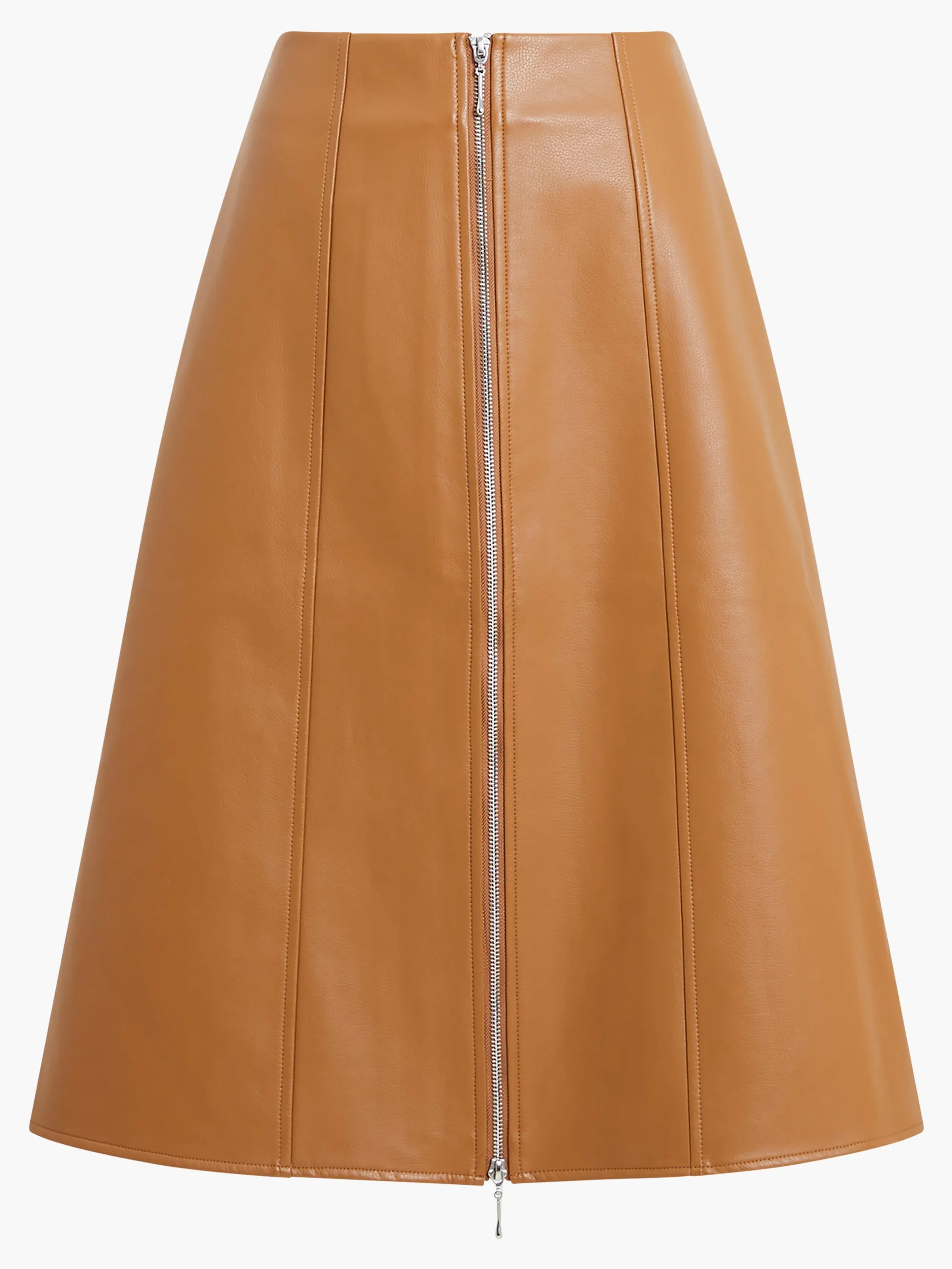 Claudia PU Midi Skirt