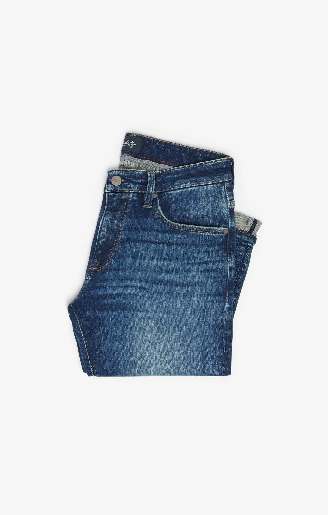 Cool Tapered Leg Jeans In Foggy Indigo Organic