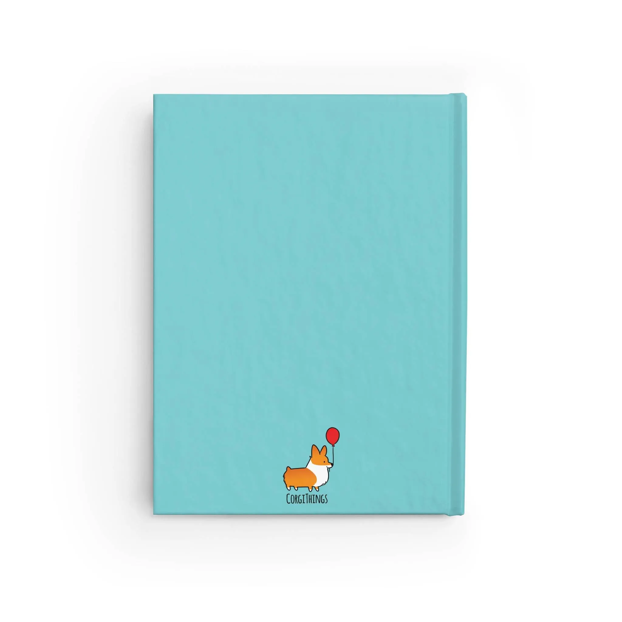 Corgi Dreams Hardcover Journal | 8x5" Blank or Ruled Paper | Customizable