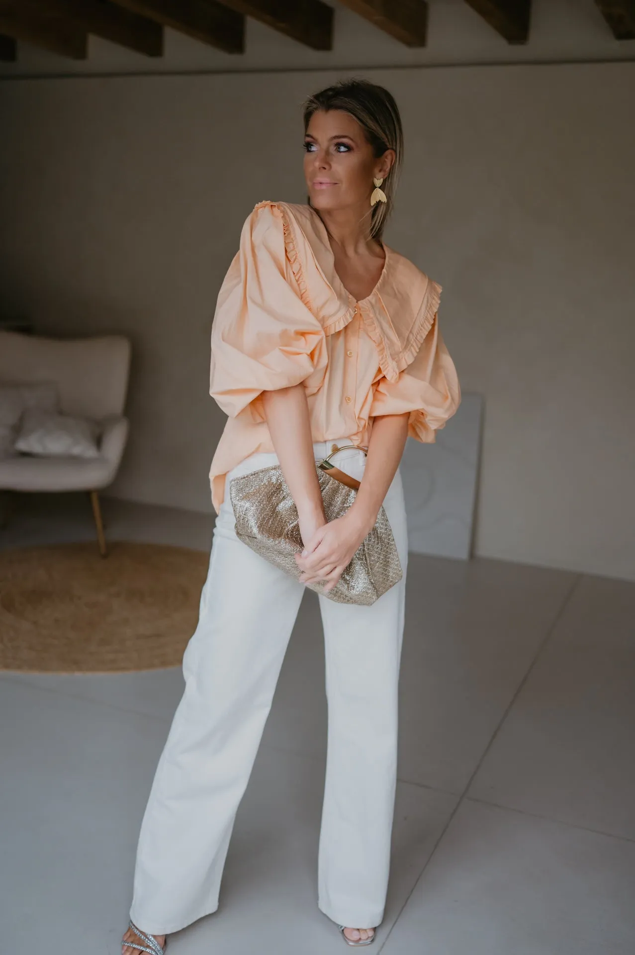 Cortese blouse I Peach