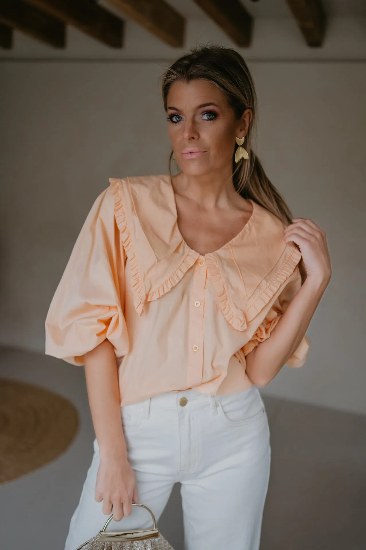 Cortese blouse I Peach