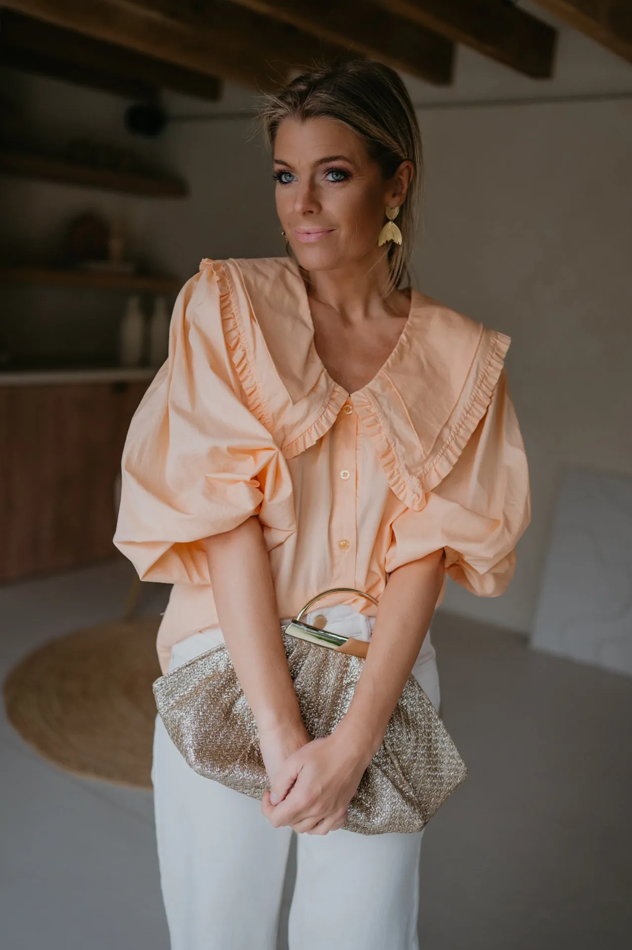 Cortese blouse I Peach