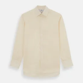 Cream Fine Pencil Stripe Mayfair Shirt