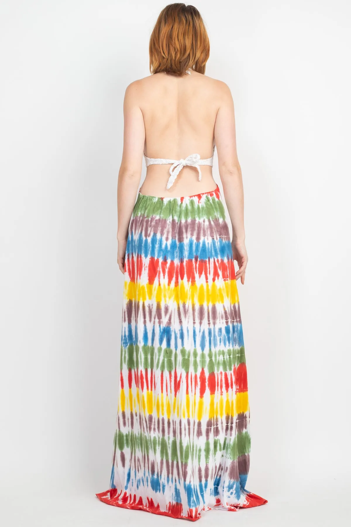 Crochet Tiedye Maxi Dress