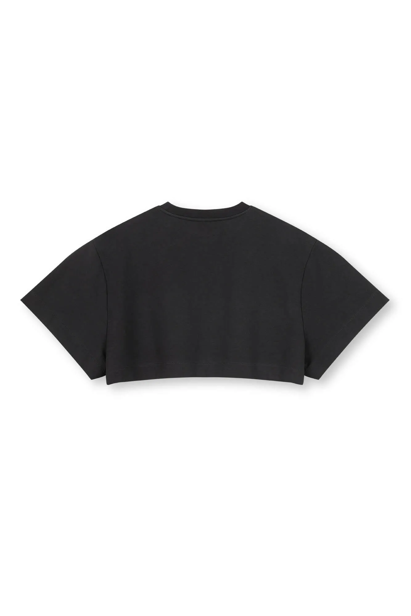 Cropped T-Shirt Sue (Schwarz)