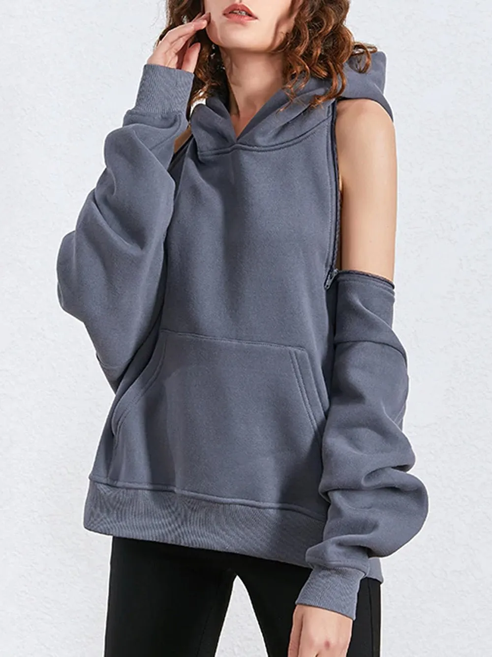 Cut Out Hoodie