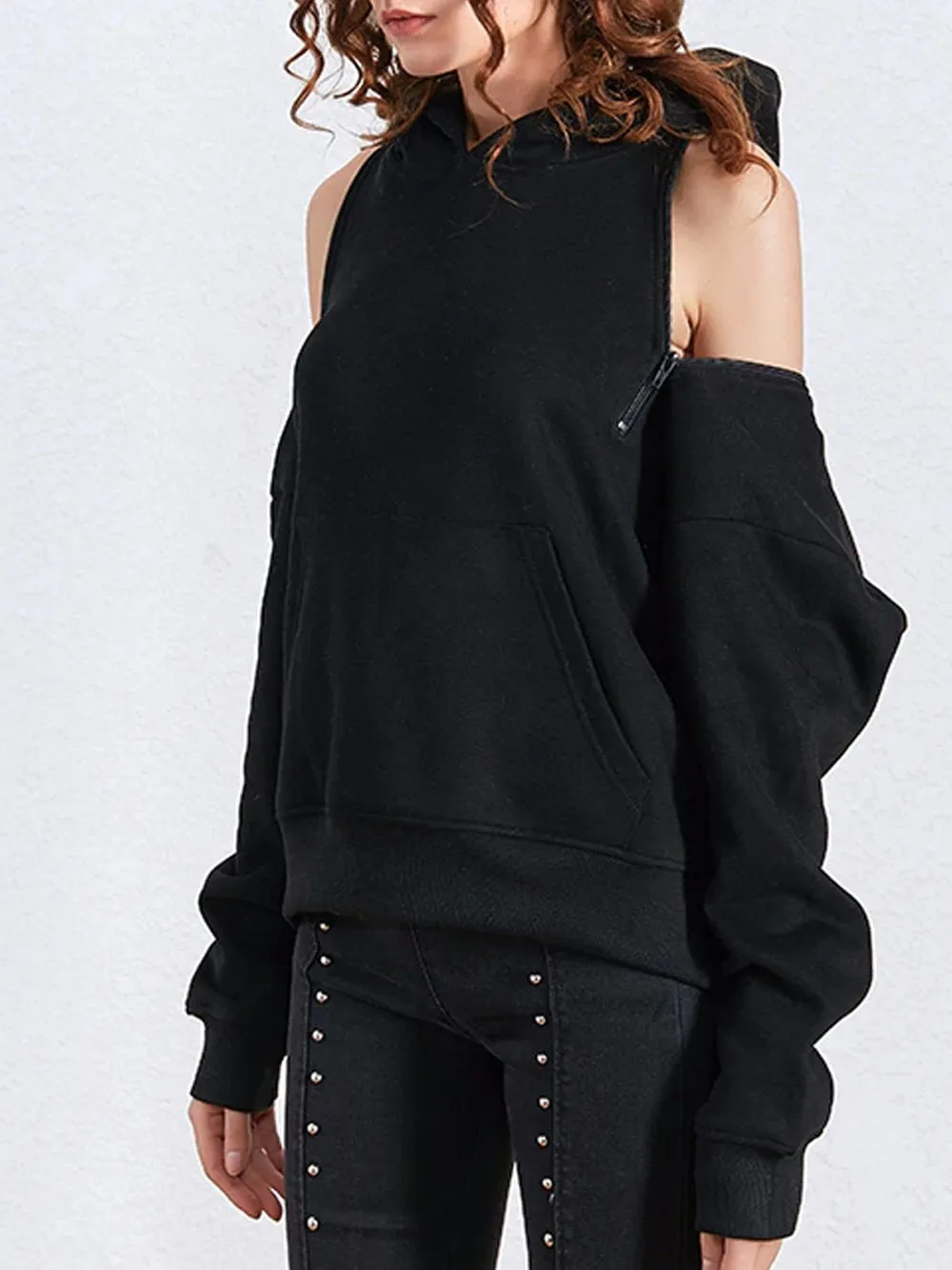 Cut Out Hoodie