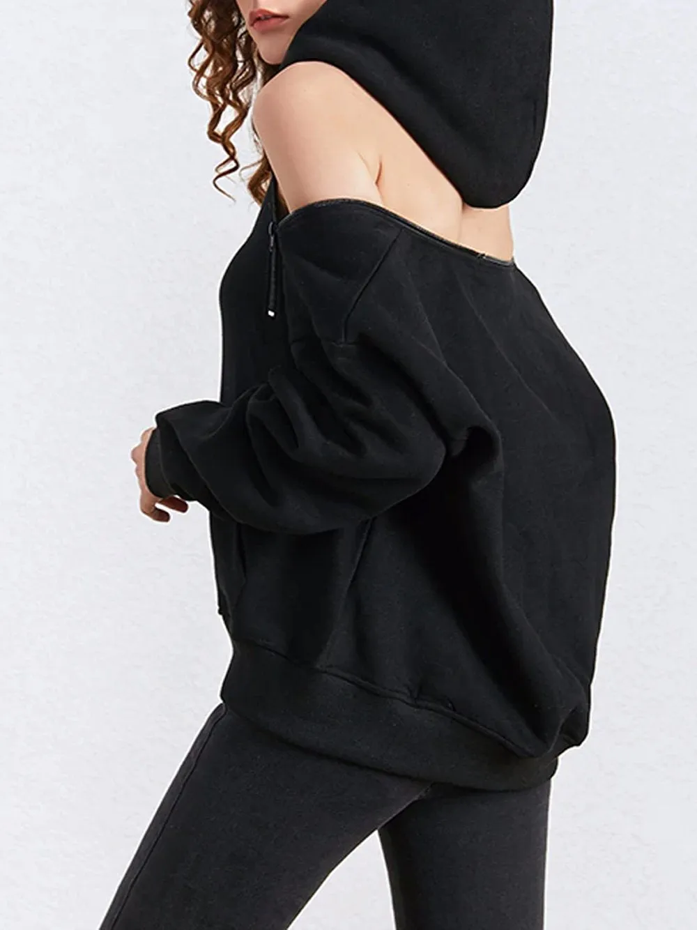 Cut Out Hoodie