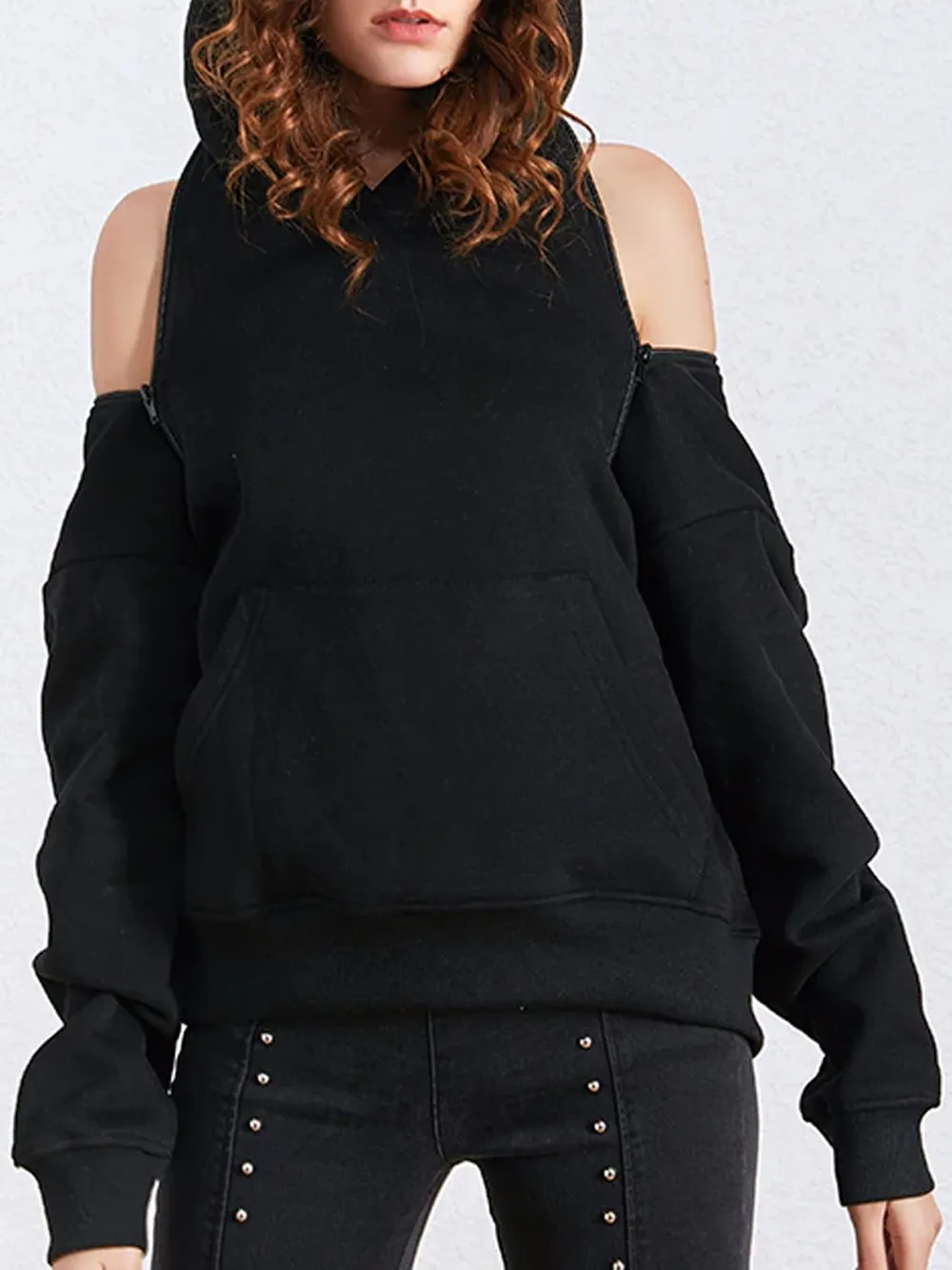 Cut Out Hoodie