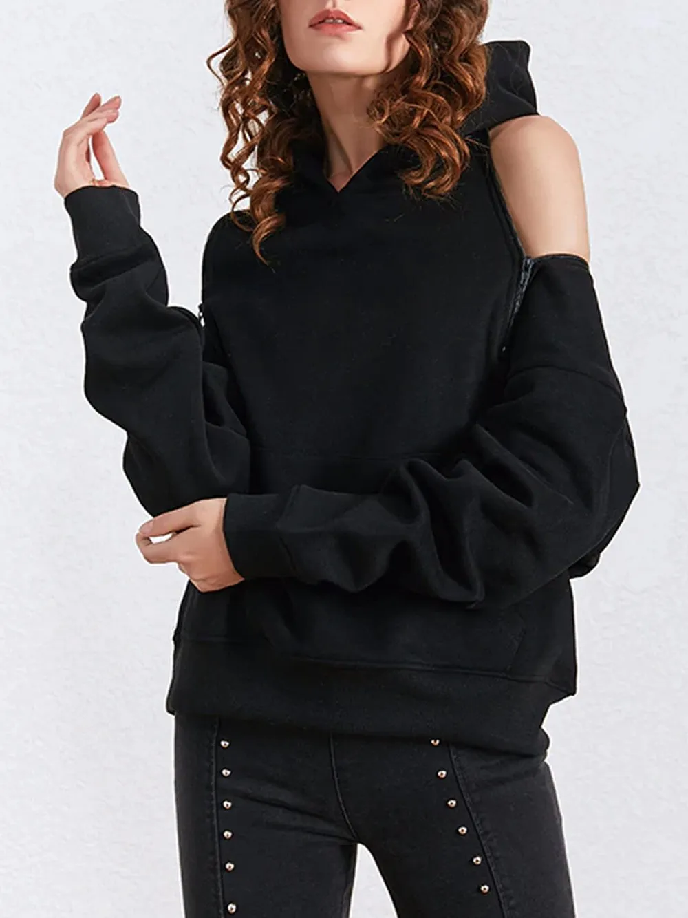 Cut Out Hoodie