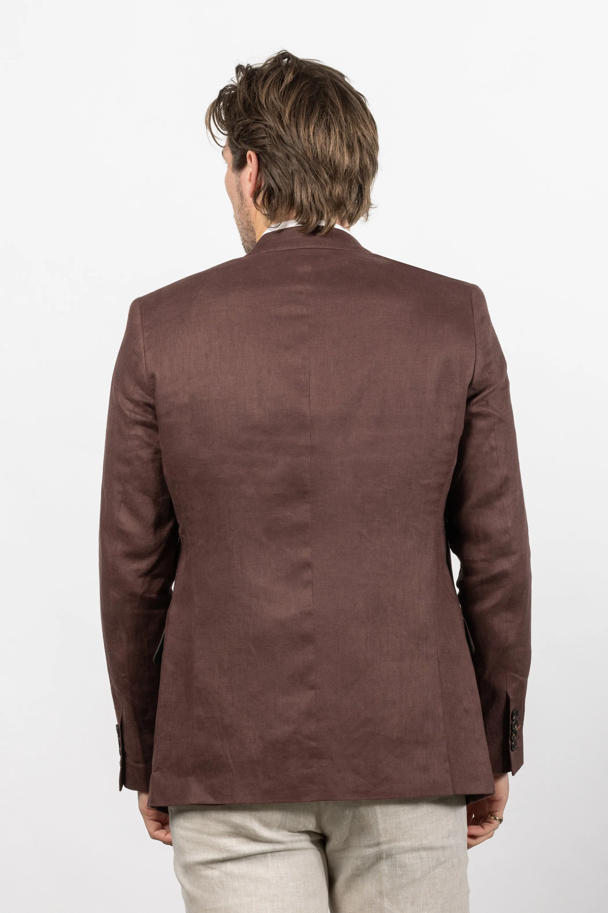 Cutler & Co - Johnson/Heaton Blazer - Chocolate or Lichen