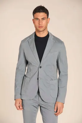 Da Vinci blazer uomo in gabardina regular fit