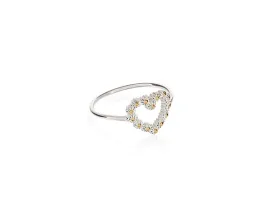 Daisy London Iota Daisy Heart Ring - Small