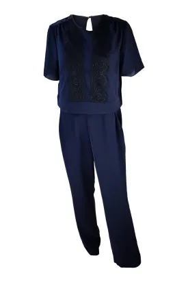 DAMSEL IN A DRESS Dark Blue Jumpsuit Outfit (UK 12)