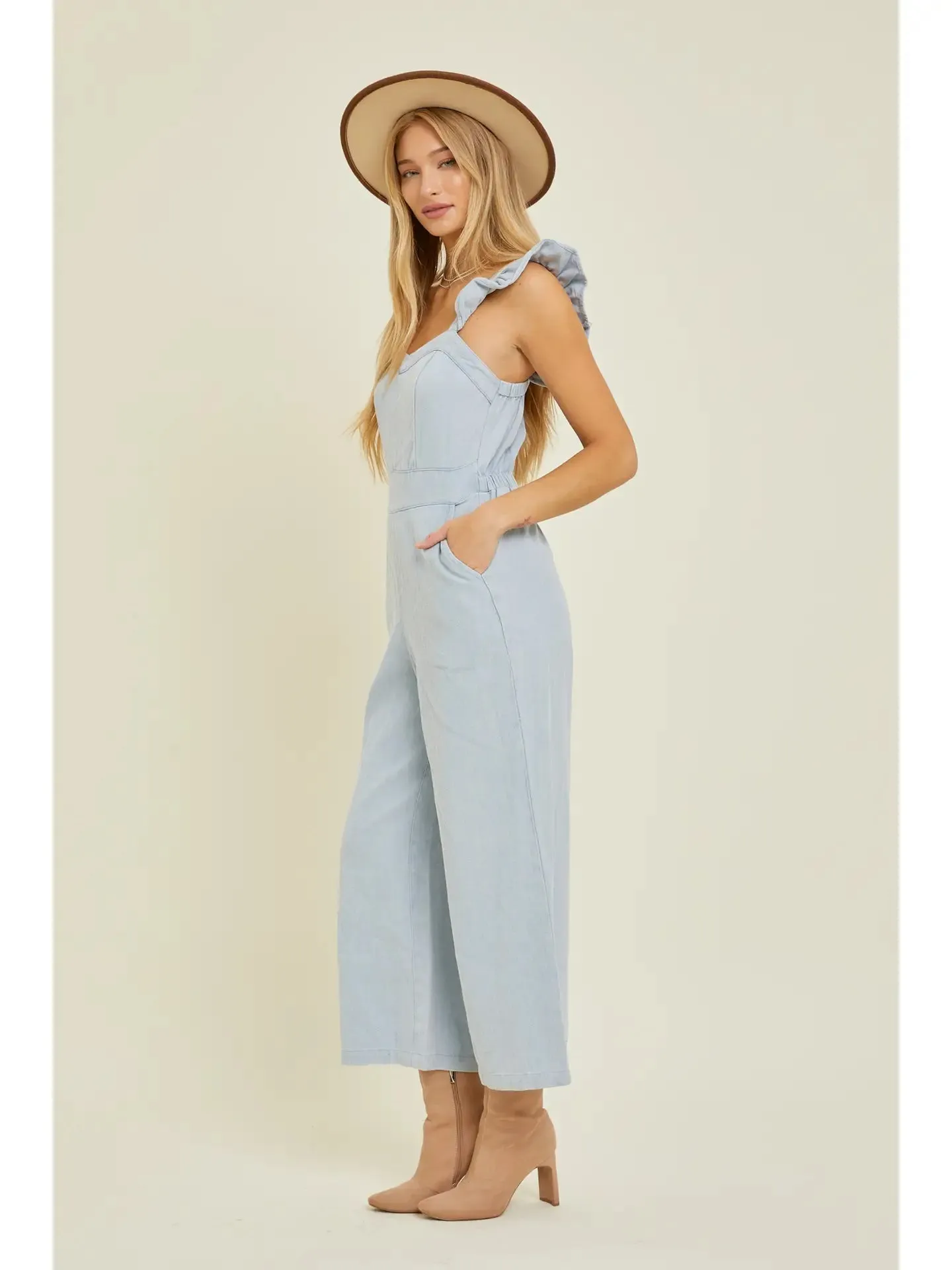 Darla Denim Jumpsuit