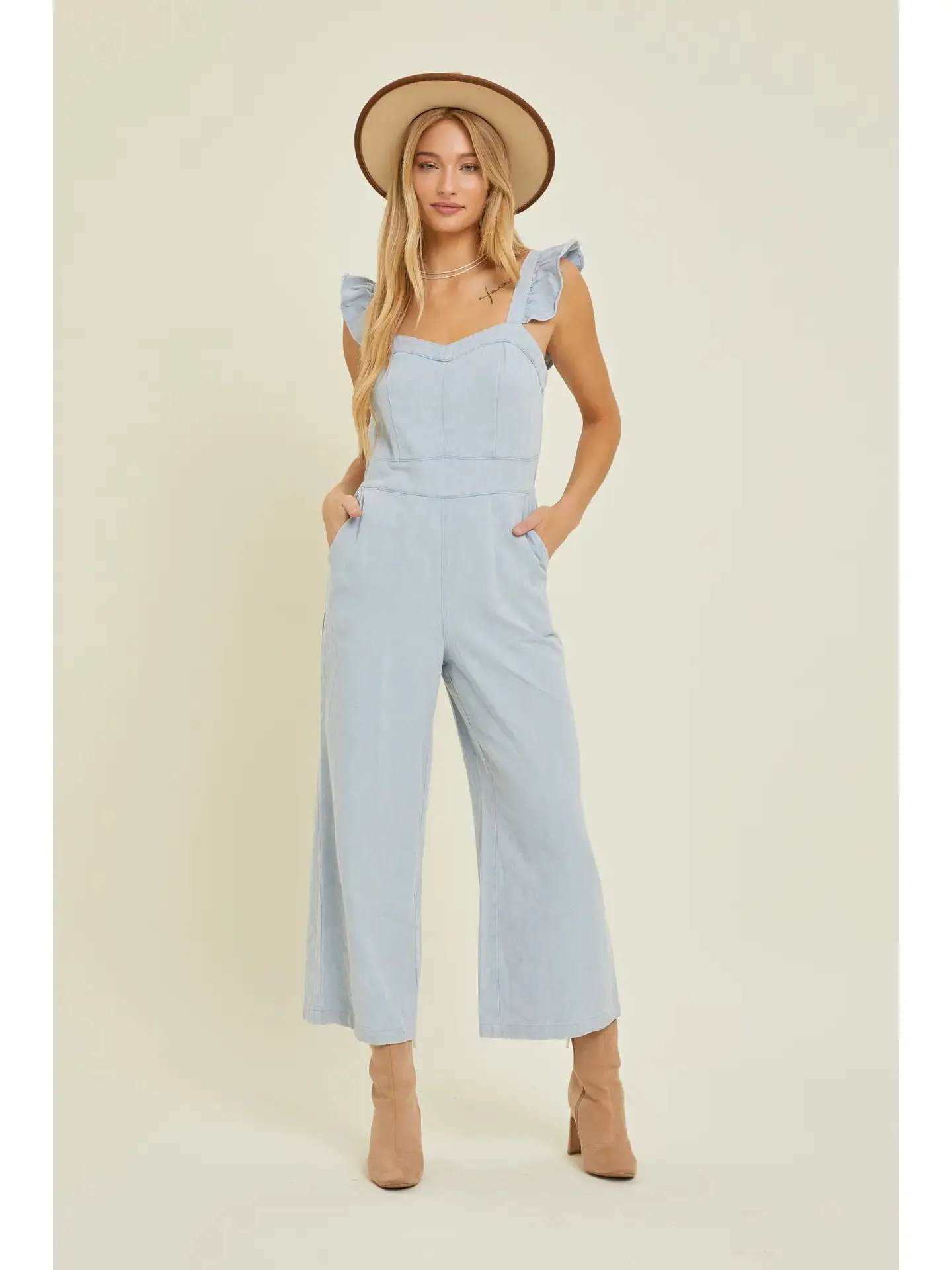 Darla Denim Jumpsuit