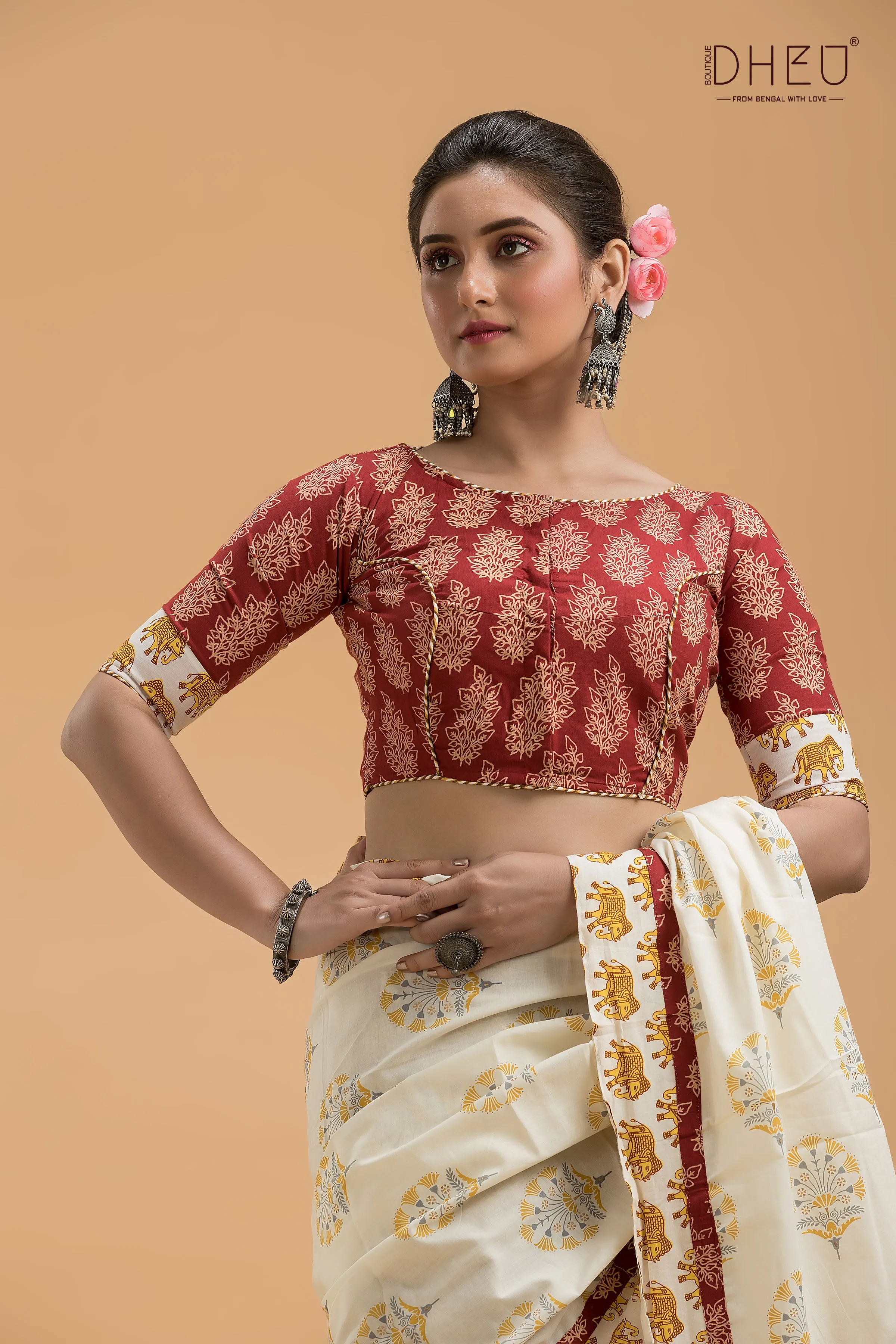 Dheu Signature Fusion Saree