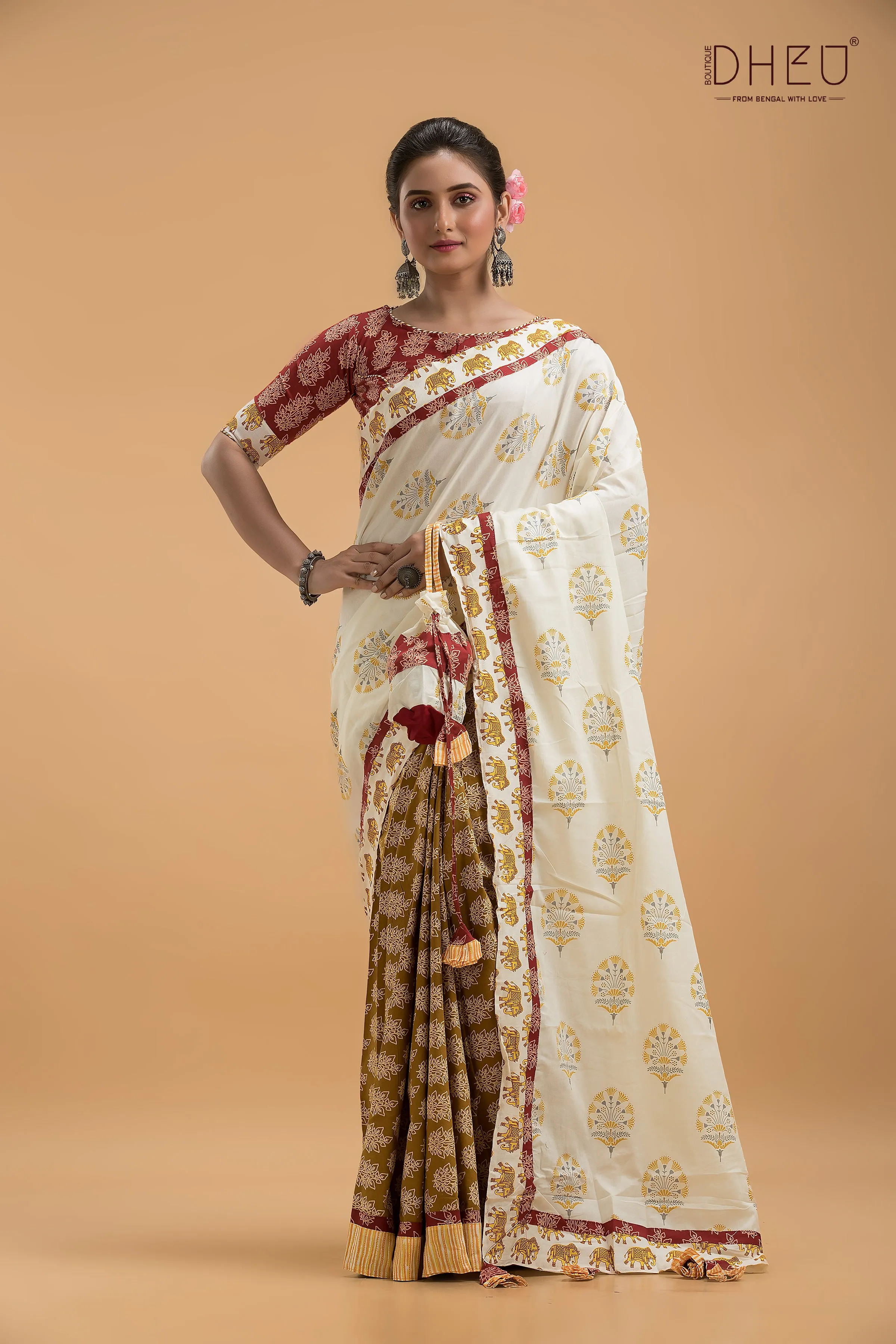 Dheu Signature Fusion Saree