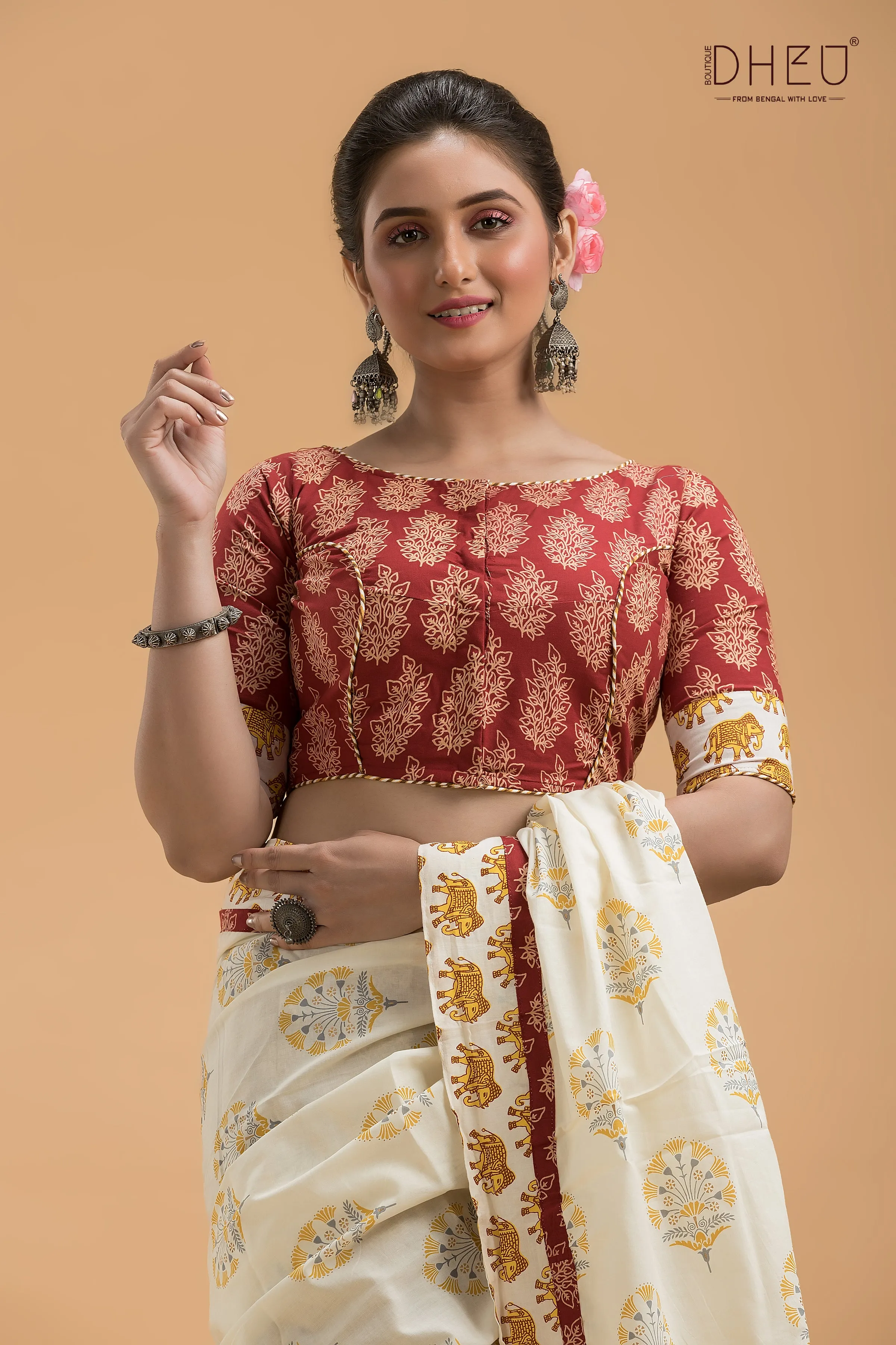 Dheu Signature Fusion Saree