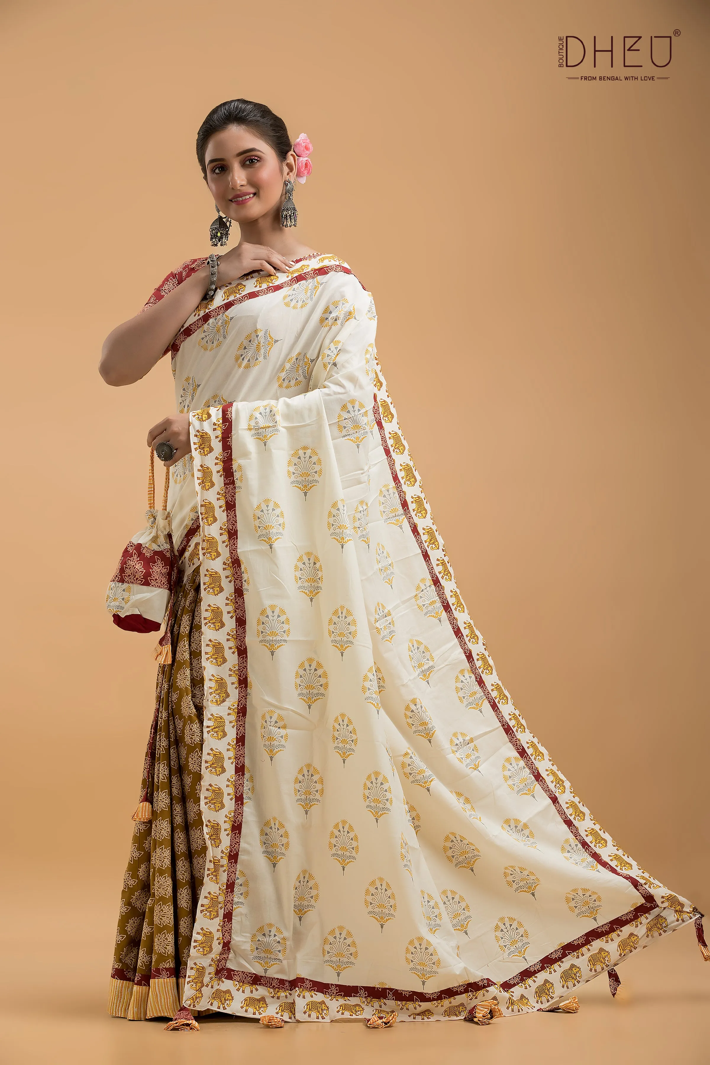 Dheu Signature Fusion Saree