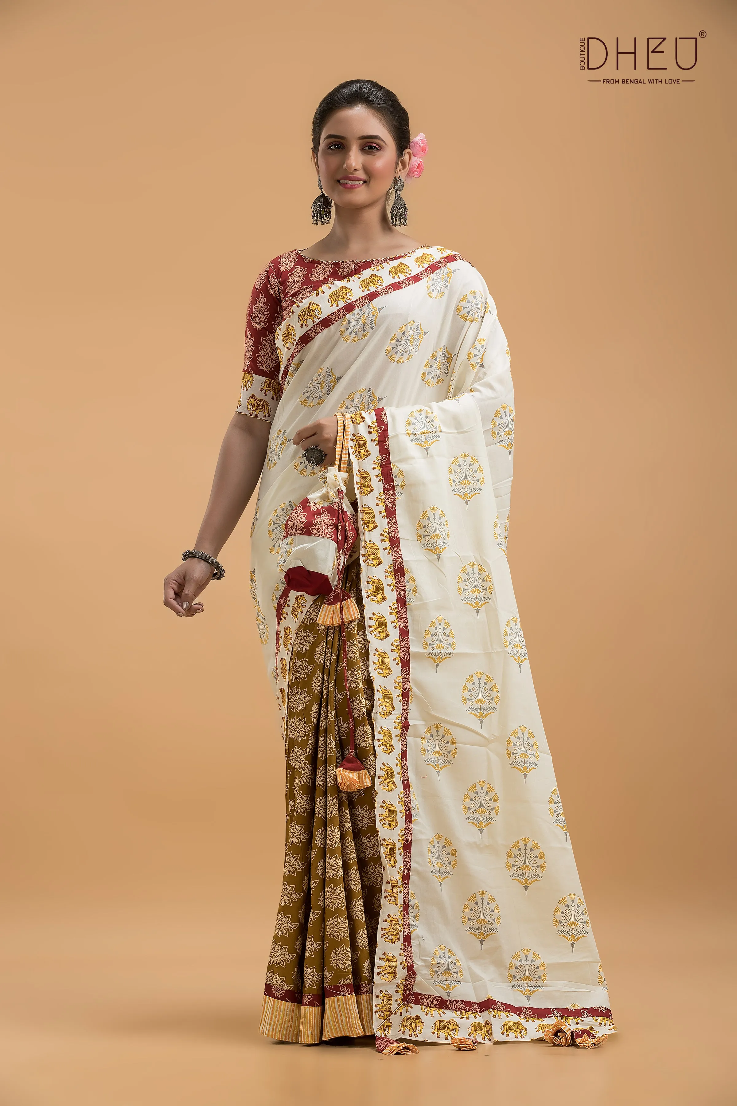 Dheu Signature Fusion Saree