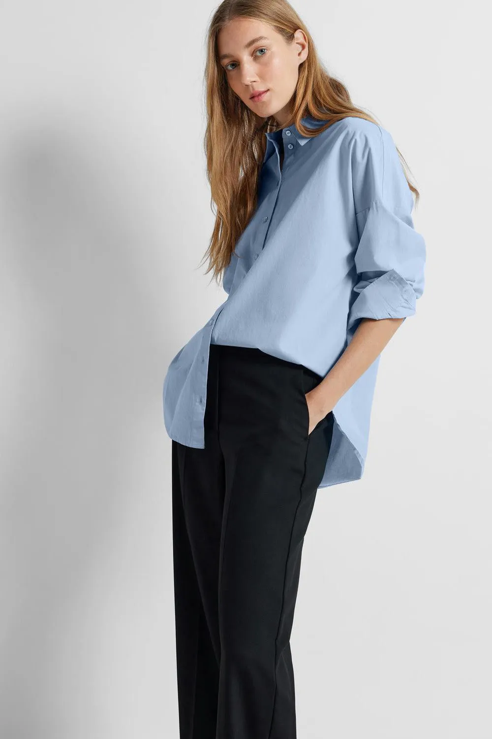 Dina Shirt Cashmere Blue